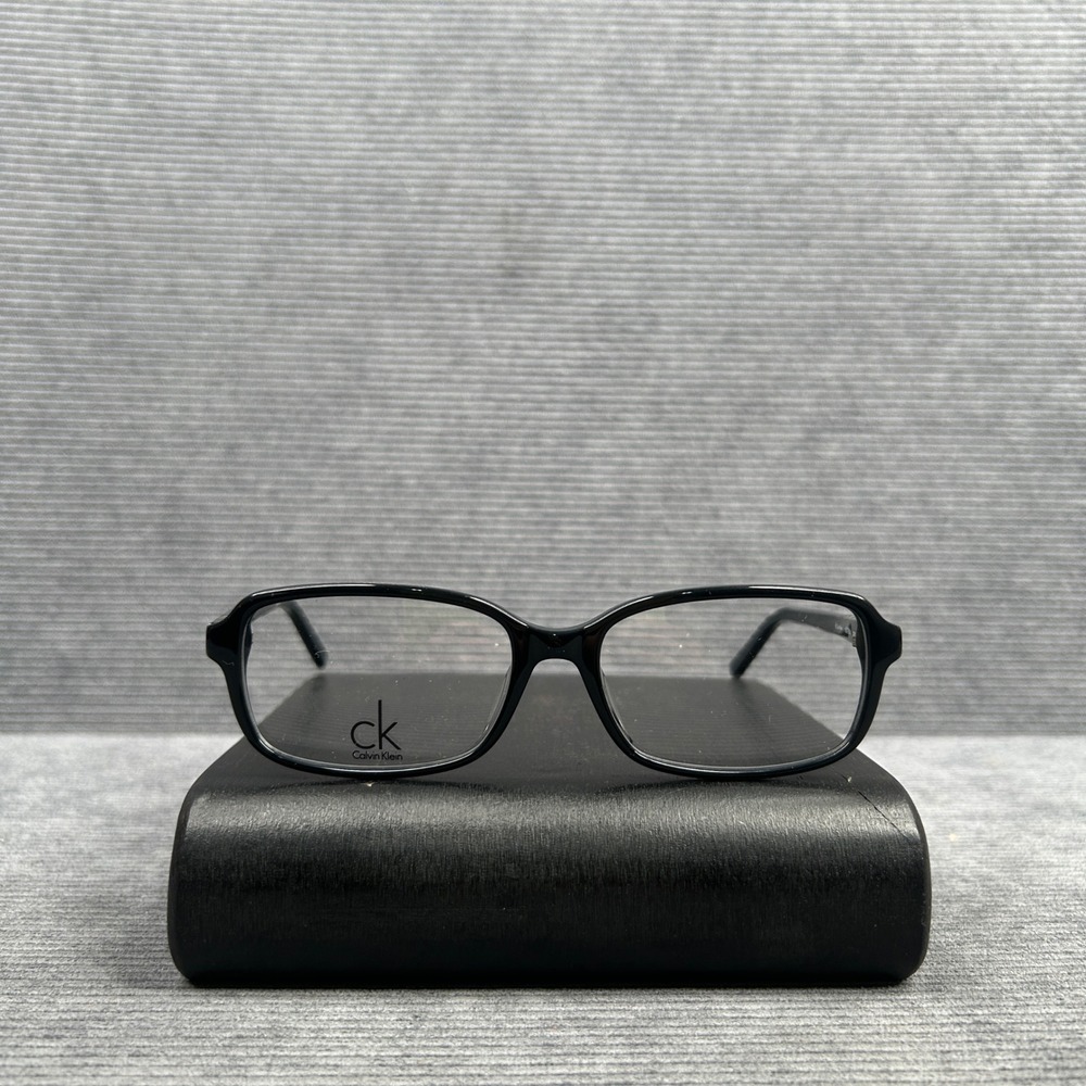 Vintage Calvin Klein CK5798A 001 Black Rectangular Optical y2k Frames 55-17-140